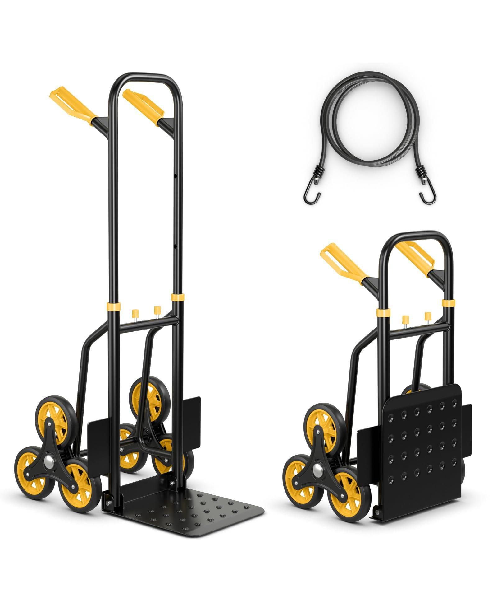 Ecooso Stair Climber Hand Truck с Telescoping Handle, 350 Lbs Capacity