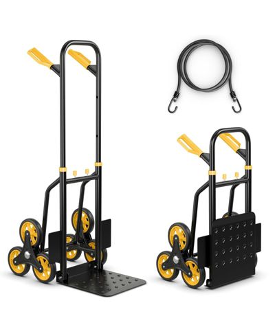 Ecooso Stair Climber Hand Truck с Telescoping Handle, 350 Lbs Capacity