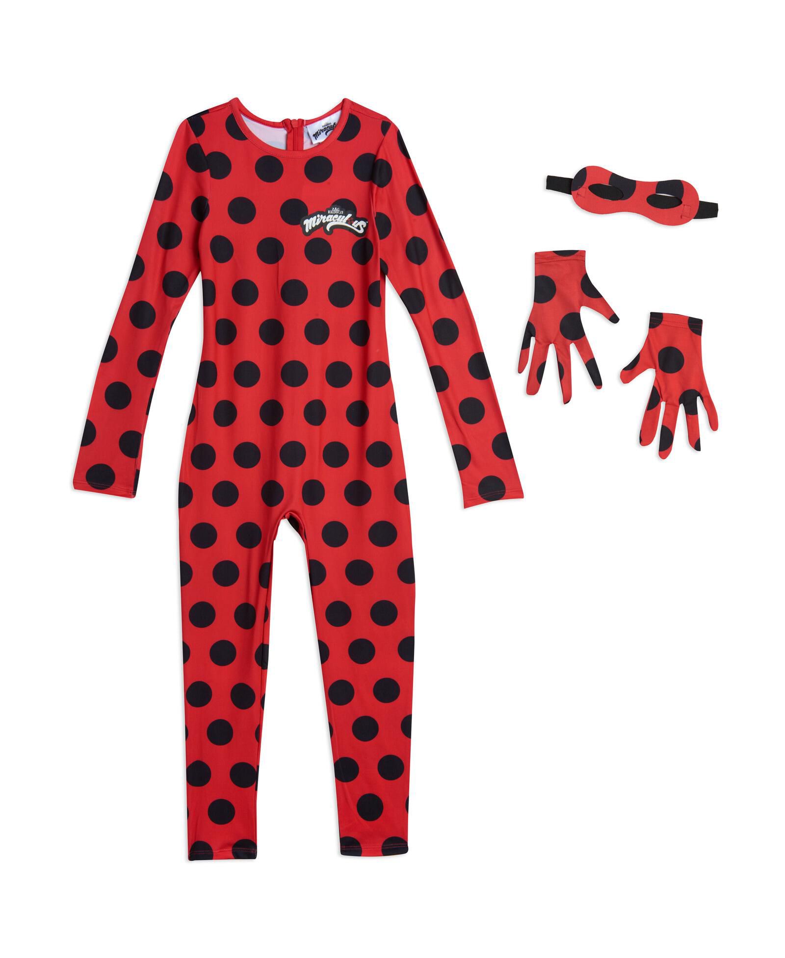 Костюм Miraculous Ladybug: комбинезон, перчатки и маска, набор из 3 предметов