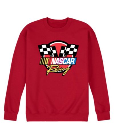 AIRWAVES Мужская флисовая футболка с длинным рукавом NASCAR Racing Logo