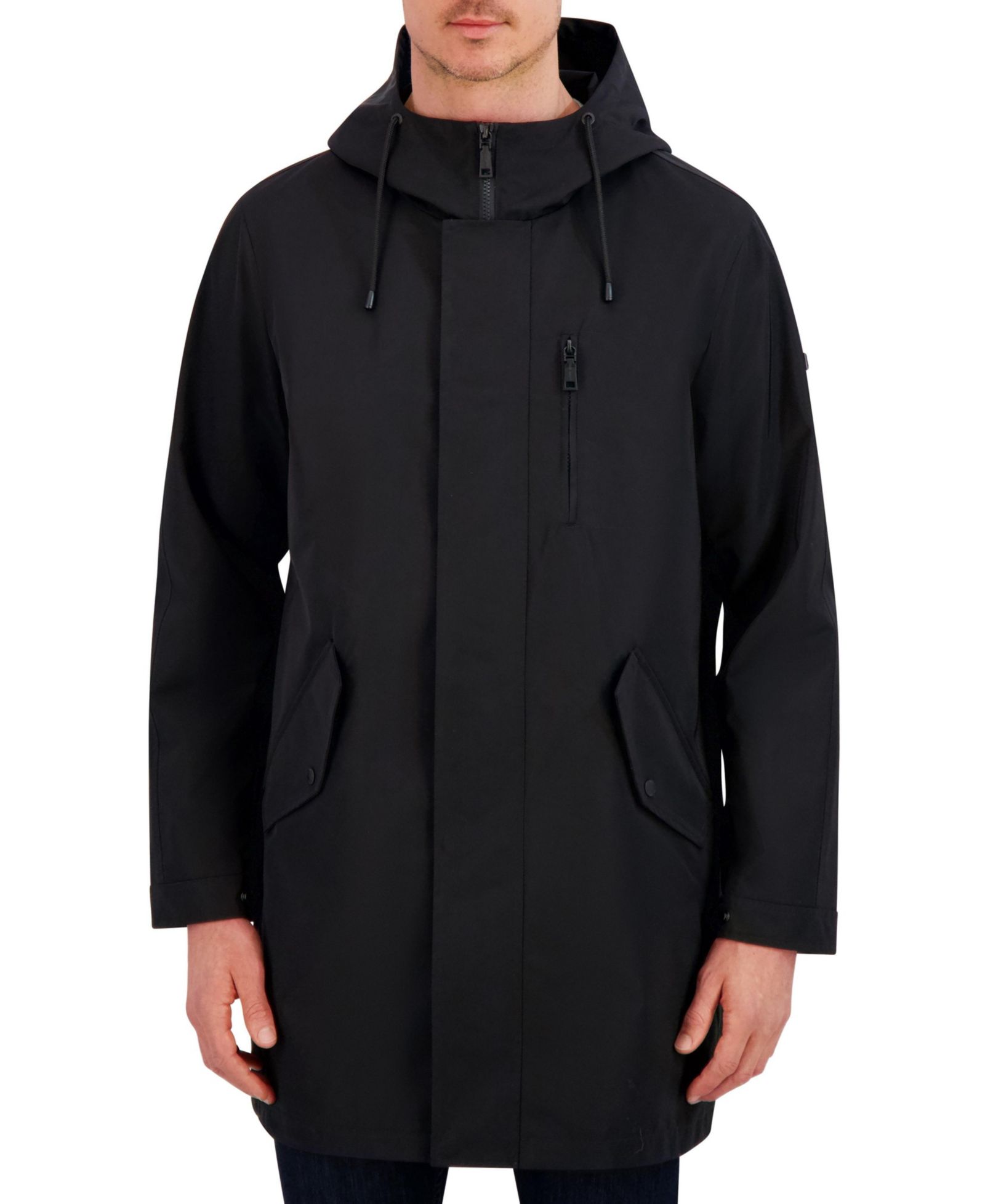 Vince Camuto Men's Luxe Twill Duffle Transitional Coat