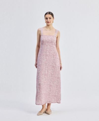 Платье Reistor Women's Perfect Floral Maxi с зауженными бретелями