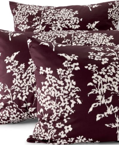 Lush burgundy ikat floral