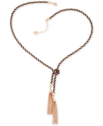Ожерелье GUESS Two-Tone Knotted Tassle