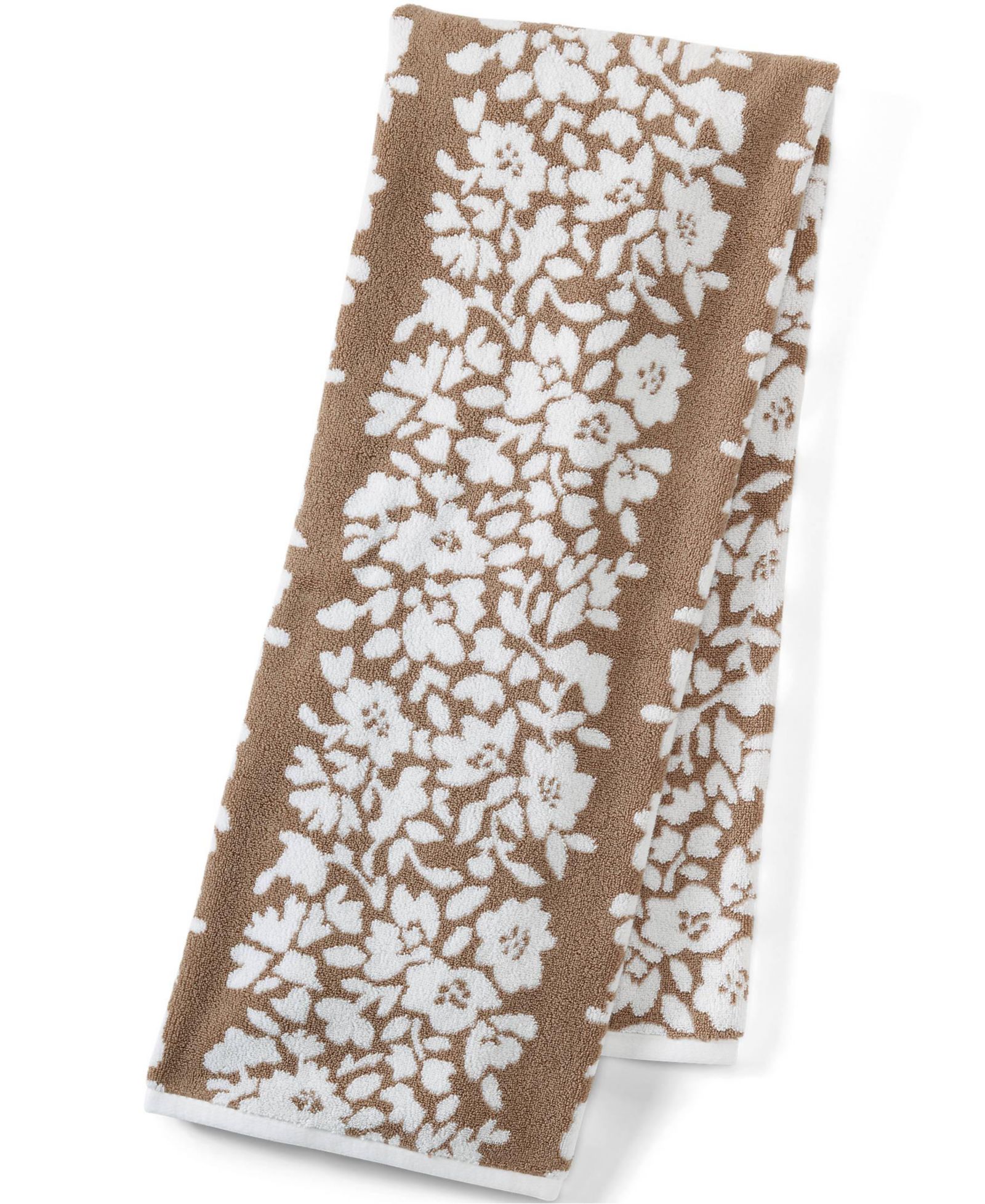 Lands' End Cotton Jacquard Bath Towel