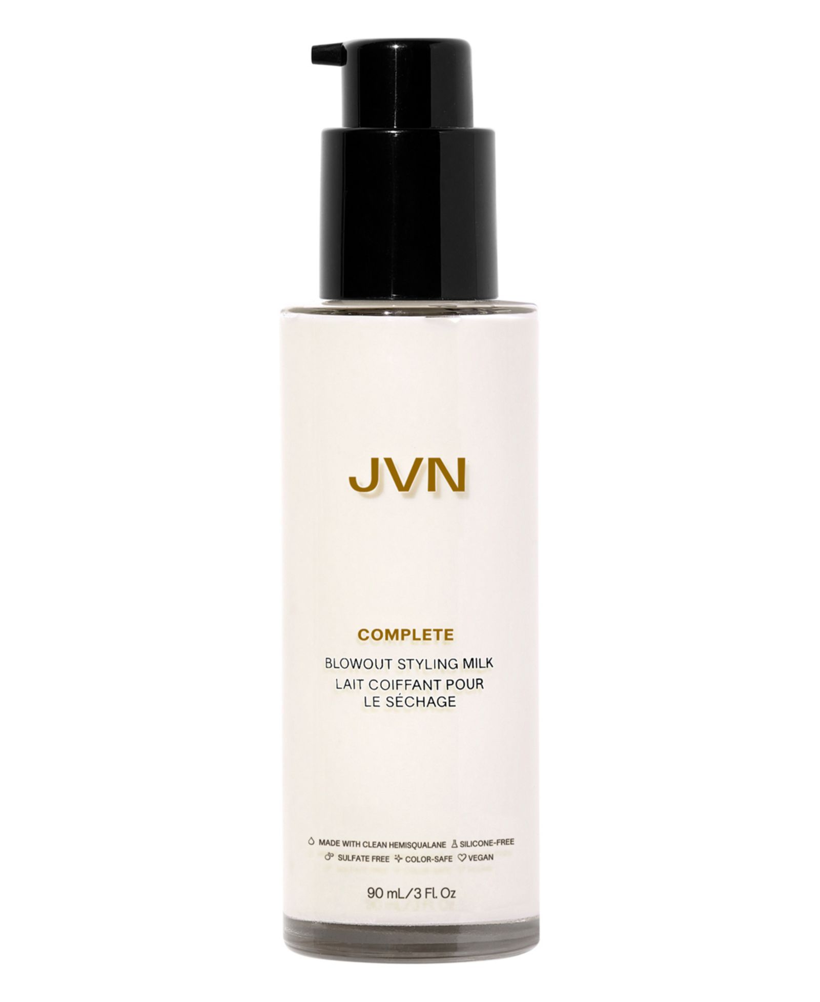 JVN Hair Complete Blowout, стайлинг-молочко для укладки, 3.04 oz.