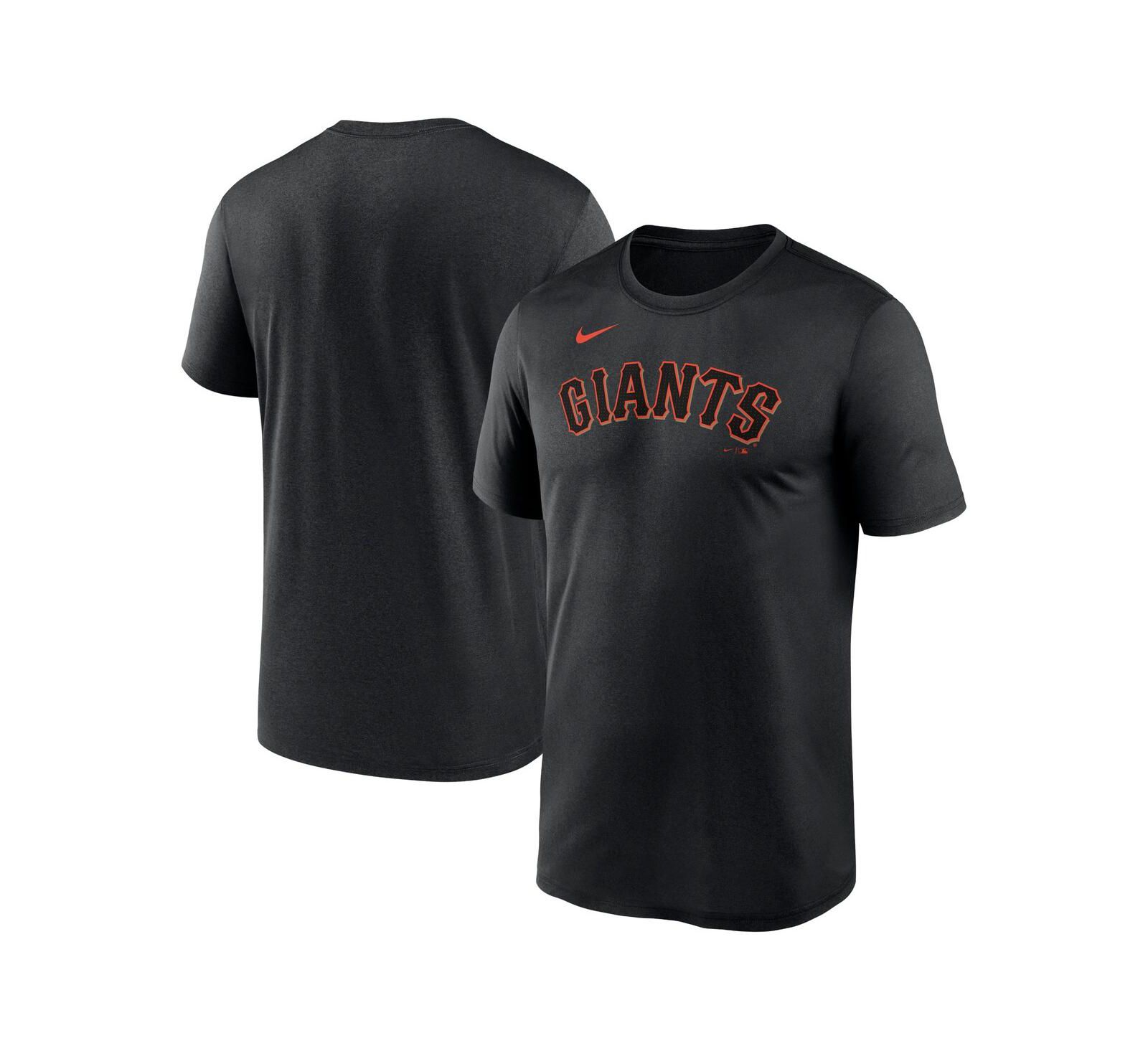 Мужская футболка Nike Black San Francisco Giants Fuse Legend