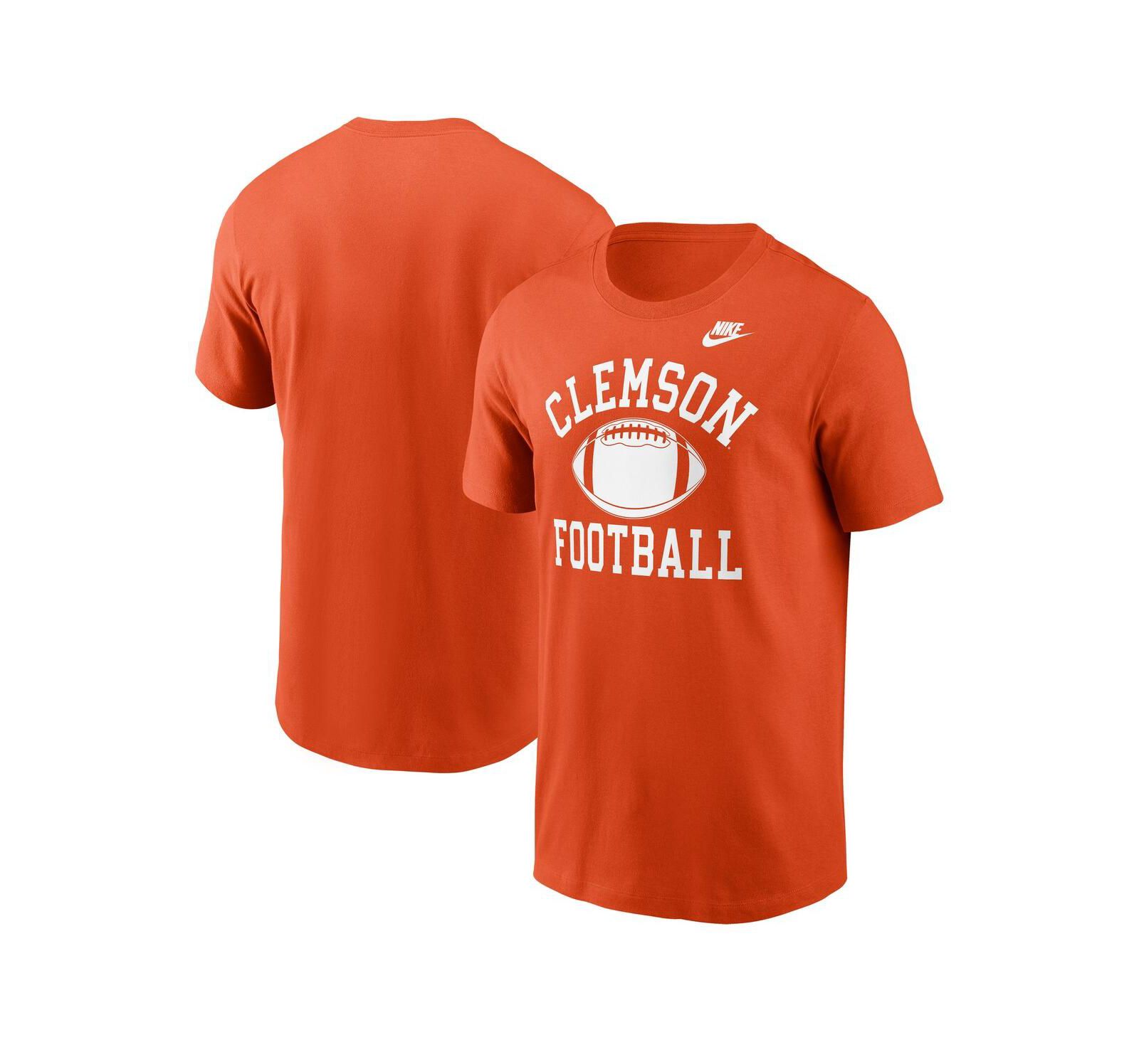 Мужская футболка Nike Orange Clemson Tigers Legacy Football Icon