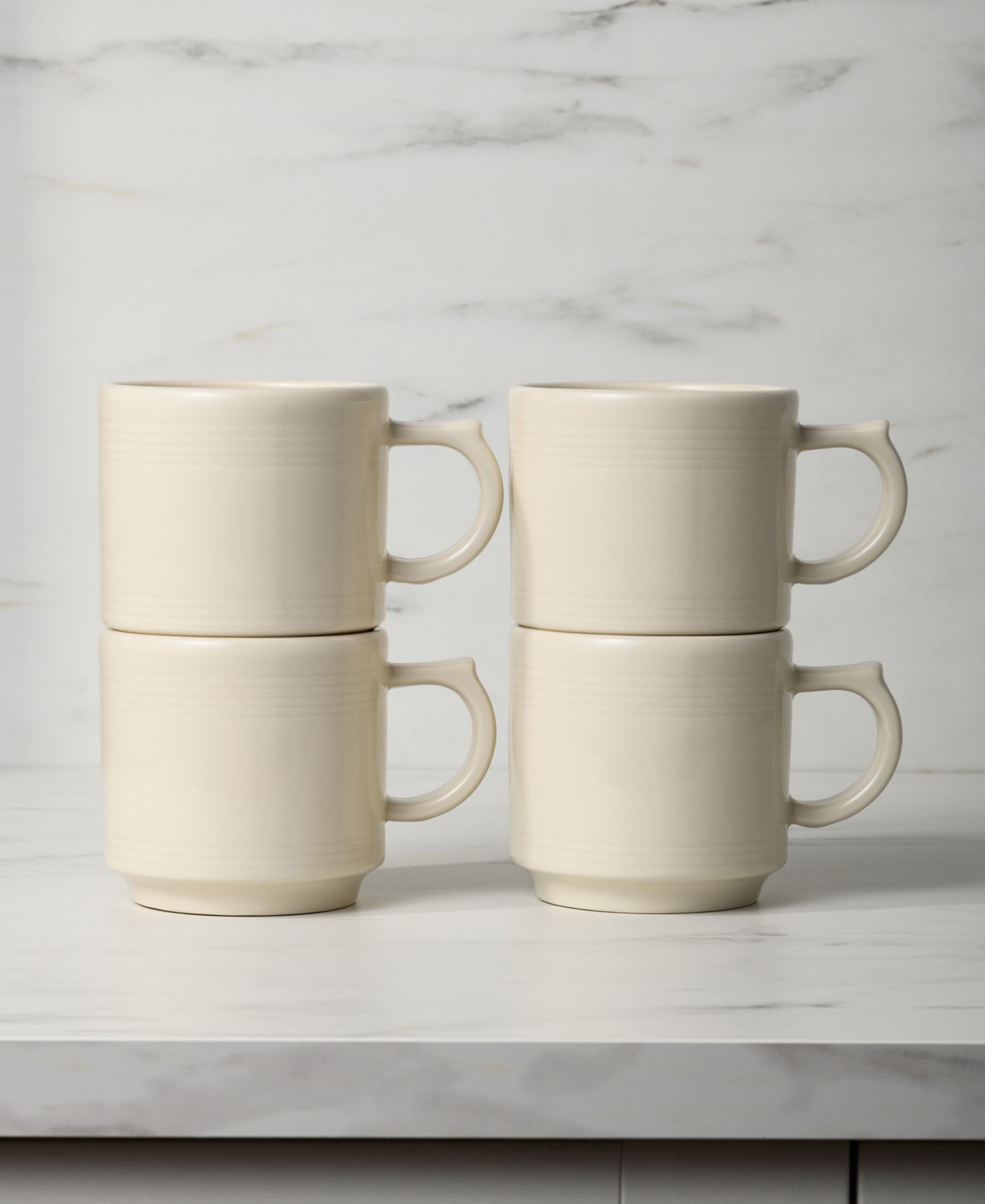 Fiesta Linen Stackable Mugs, Set of 4