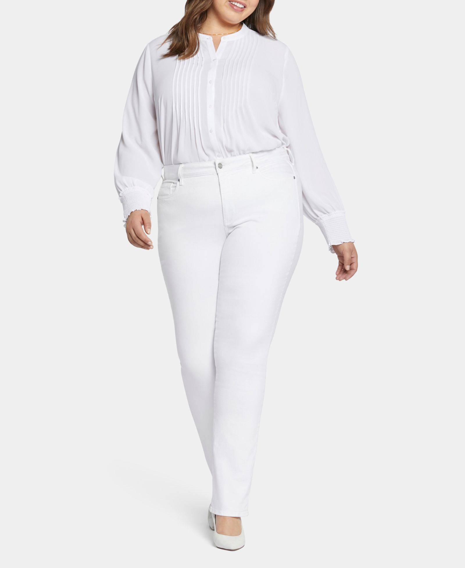 Джинсы NYDJ Plus Size Marilyn Straight