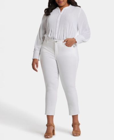 Женские джинсы NYDJ Plus Size Marilyn Straight Crop