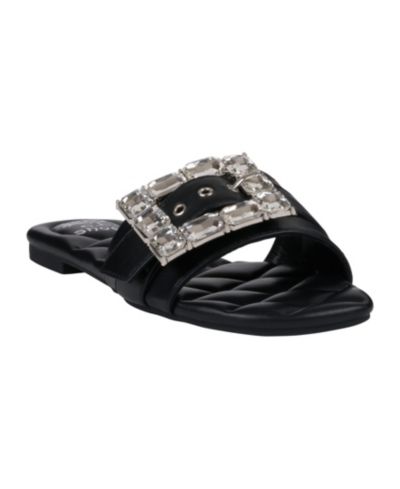 Женские сандалии GC Shoes Bianca Rhinestone Buckle Flat