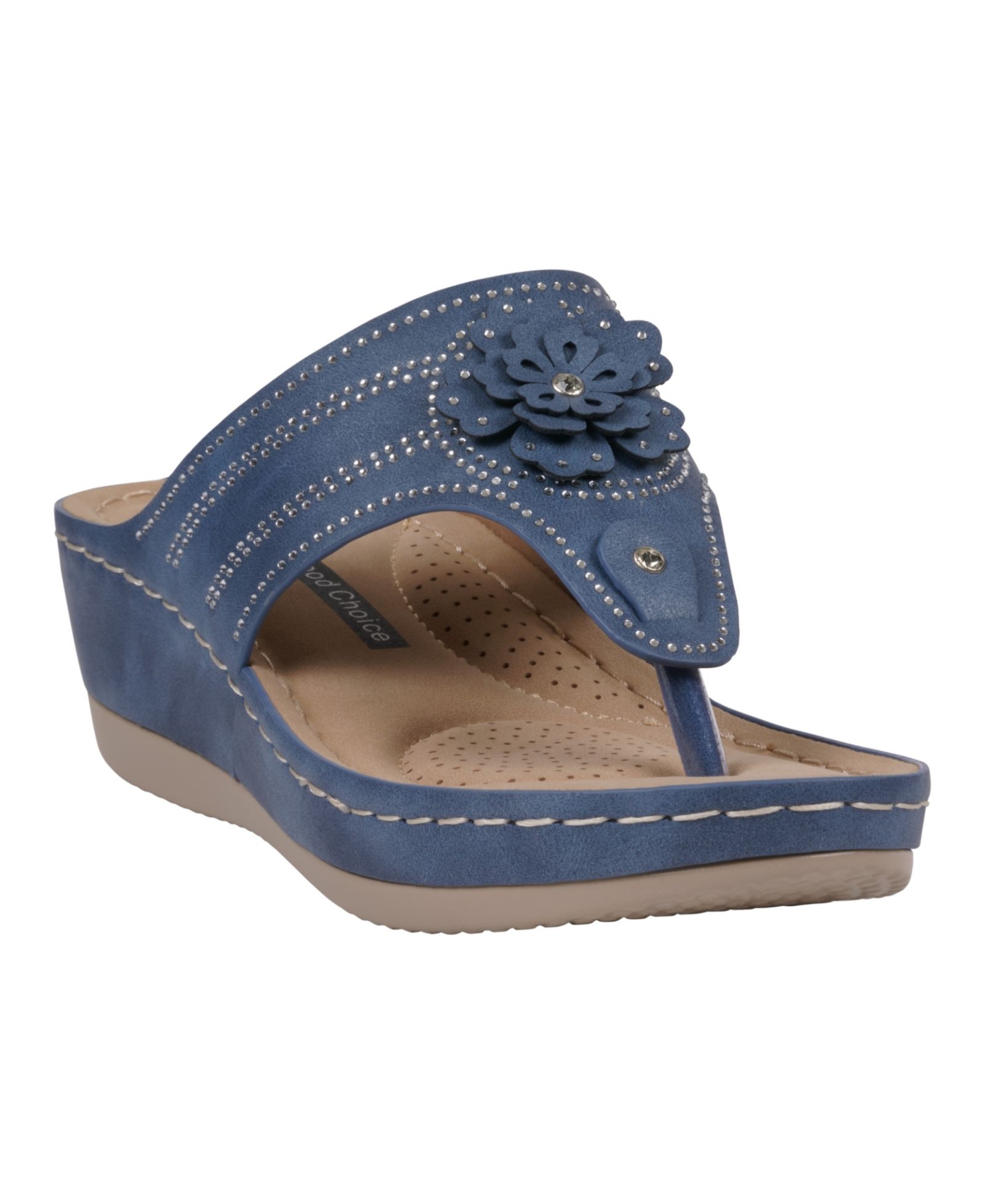 GC Shoes Женские сандалии Cora с цветочным декором на платформе