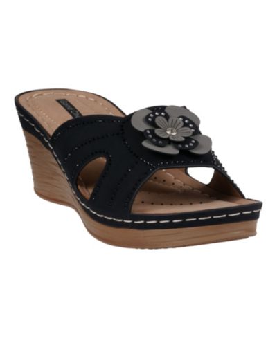 GC Shoes Женские клинообразные сандалии Fiora Floral