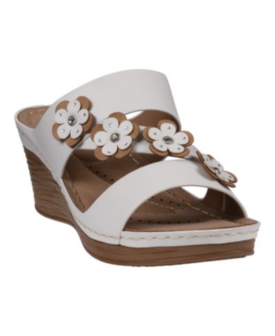 Женские босоножки на танкетке GC Shoes Halia Floral