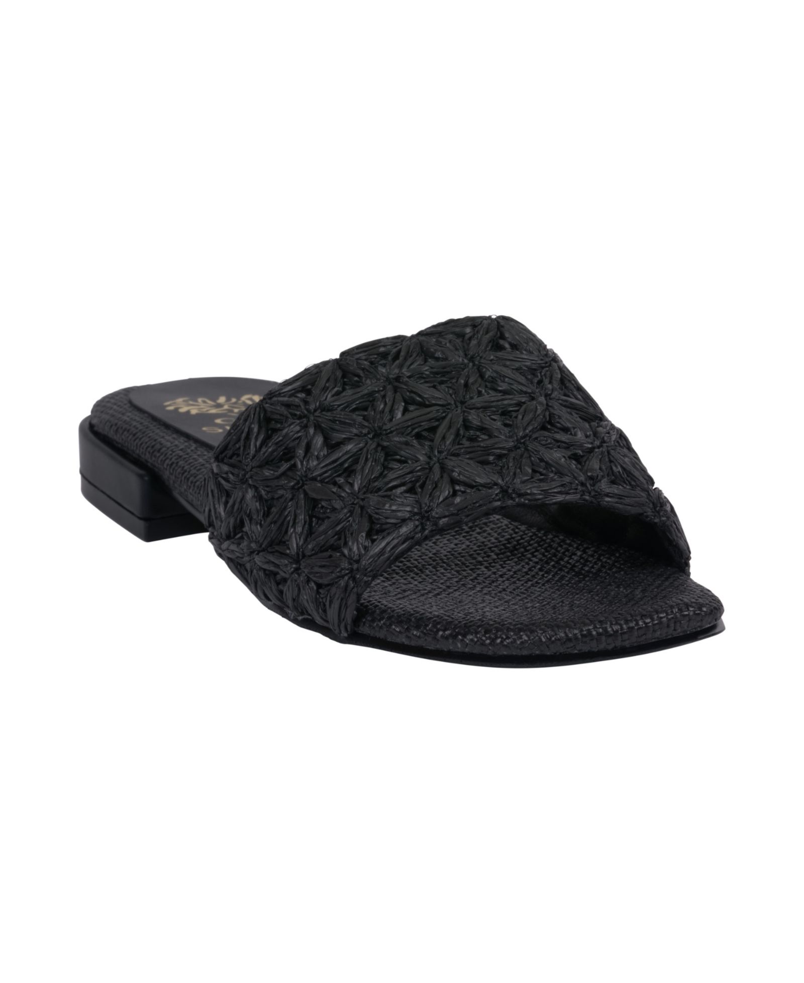 GC Shoes Women's Kendra Woven Single Band Flat Sandals