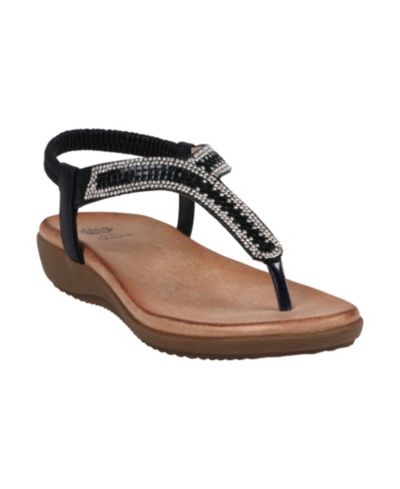 GC Shoes Женские плоские сандалии Lori Embellished