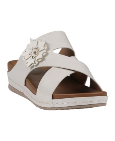 GC Shoes Женские босоножки на танкетке Nessie Flower