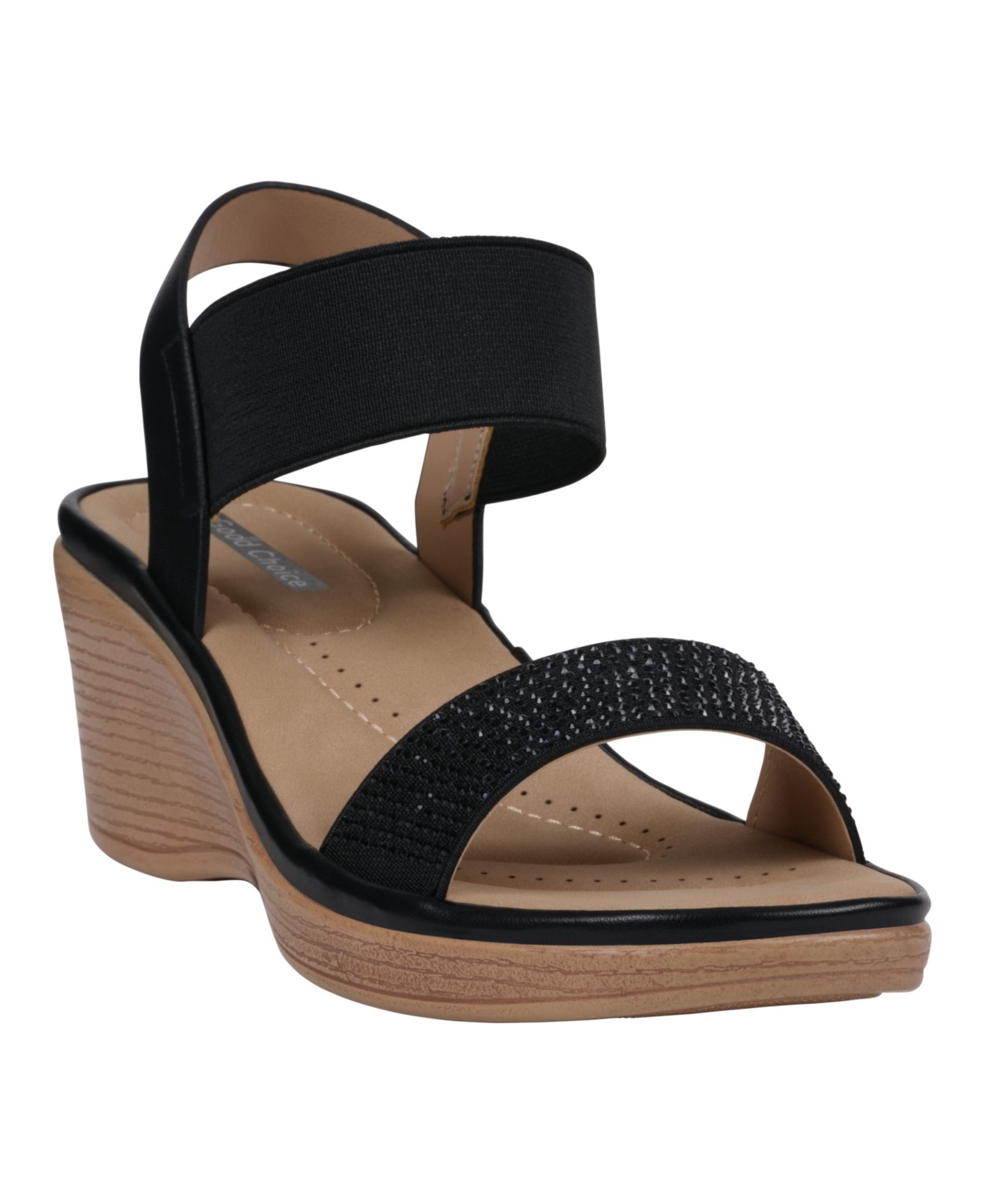 GC Shoes женские нарядные босоножки на танкетке с декором Nia