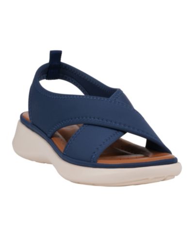 GC Shoes Women's Nixie Stretch Lycra Wedge Sandals
