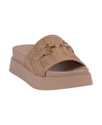 GC Shoes Women's Sari Woven Platform Wedge Sandals