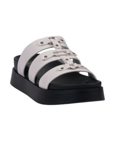 GC Shoes Women's Stevie Strappy Platform Wedge Sandals