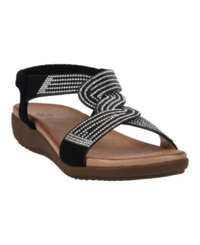 Женские сандалии GC Shoes Women's Viana Embellished Flat
