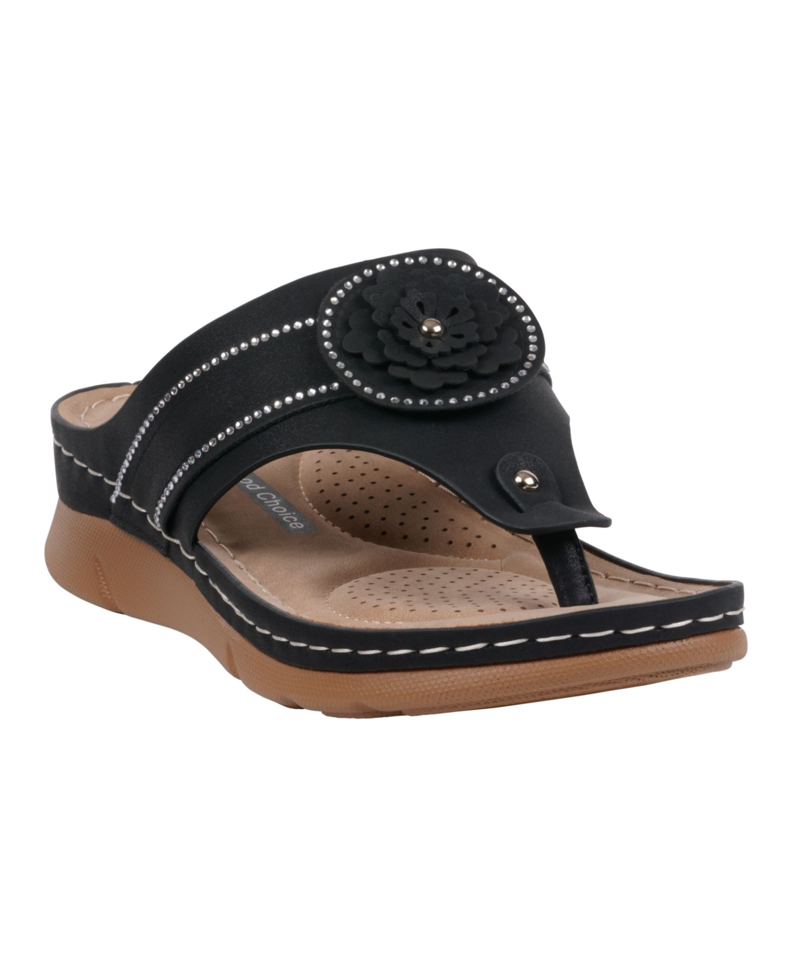 GC Shoes Женские сандалии-шлепанцы Vickie Flower