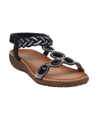 GC Shoes Женские слипоны-сандалии Victoria Jeweled Flat