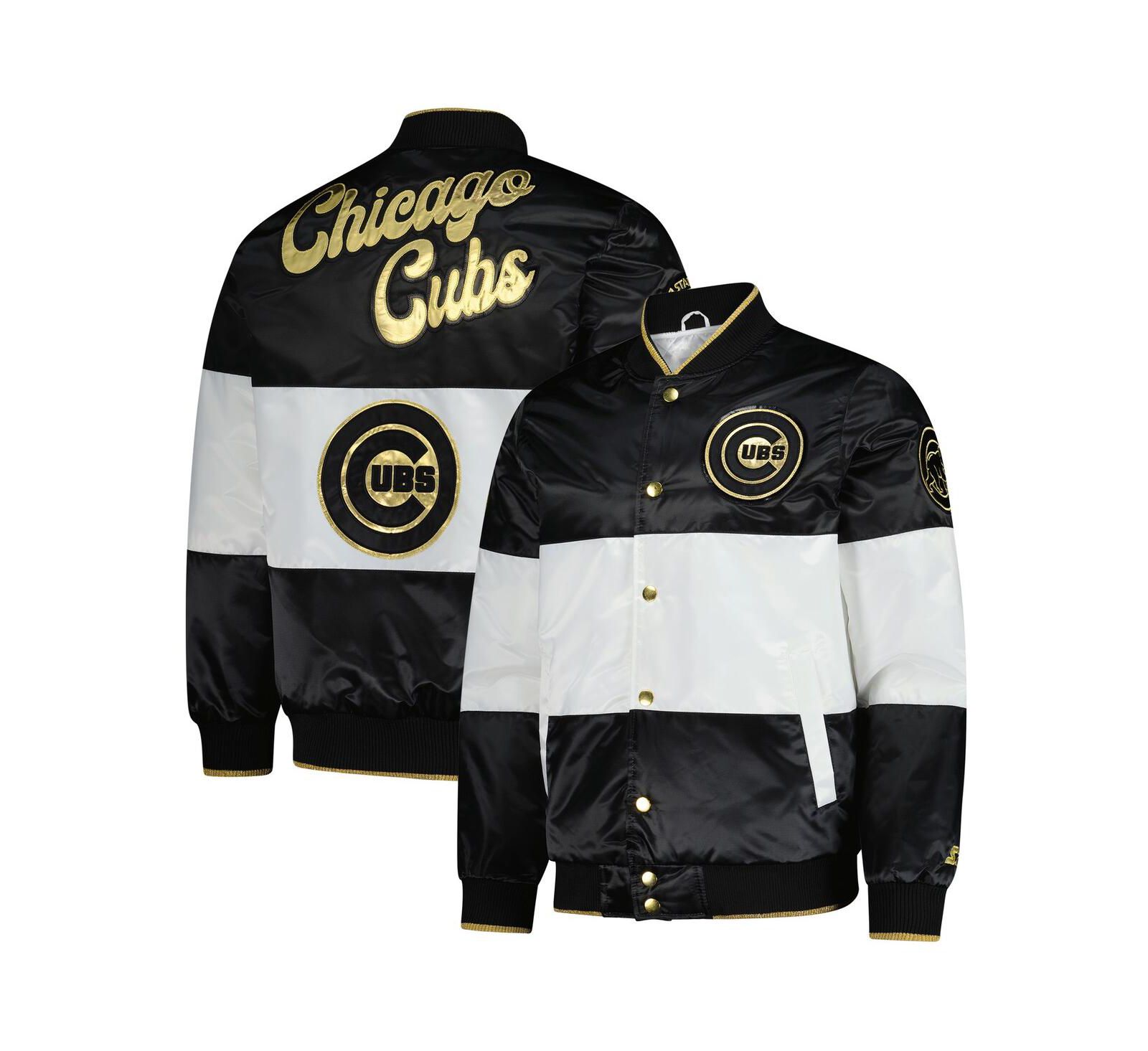 Starter Men's White Chicago Cubs Full-Snap Jacket