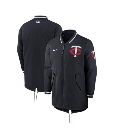 Мужская куртка Nike Navy Minnesota Twins Dugout Performance с полной молнией