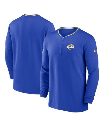 Мужской свитшот Nike Royal Los Angeles Rams Coach Half-Zip