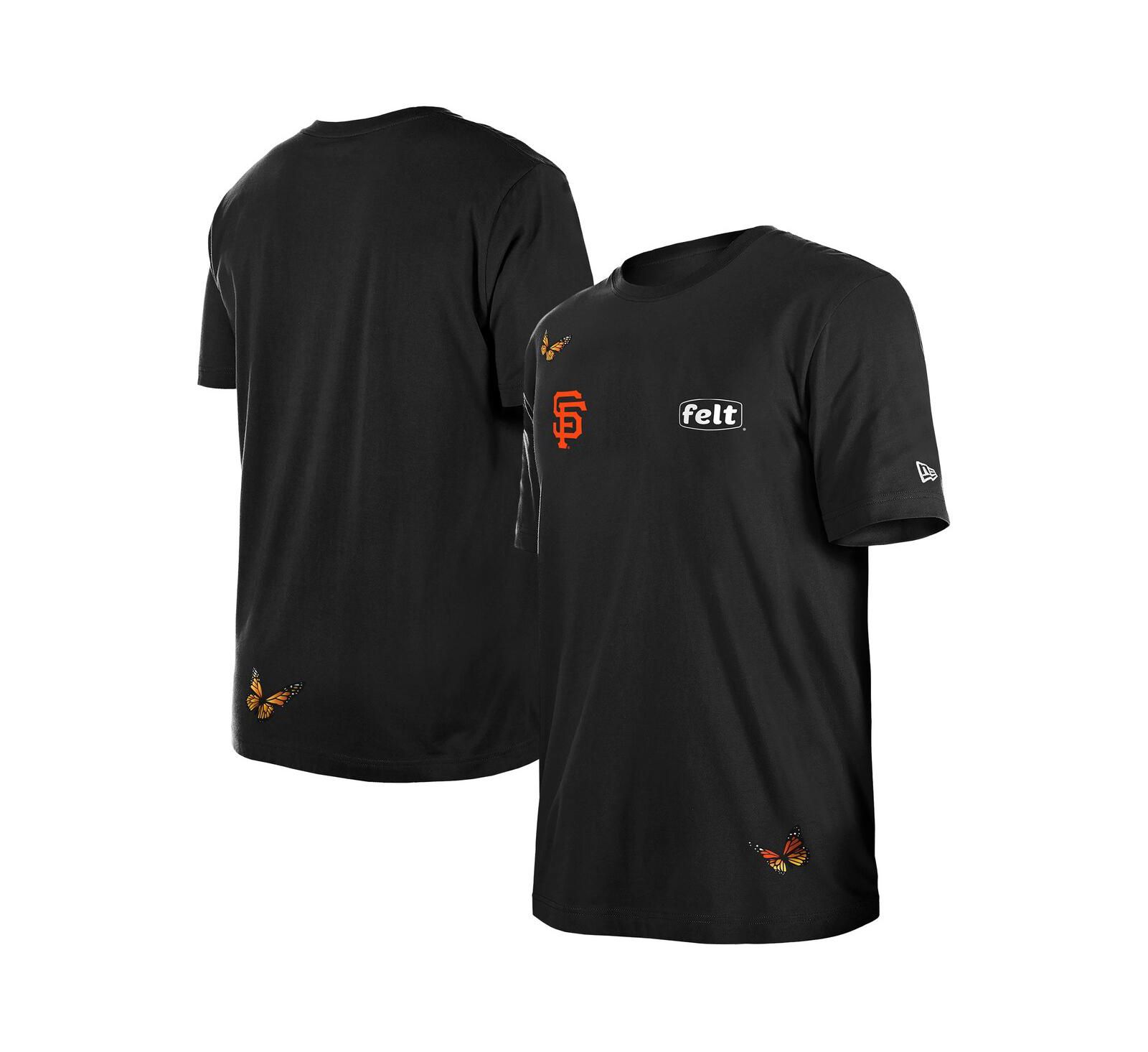 Футболка New Era x Felt для мужчин, черная, San Francisco Giants