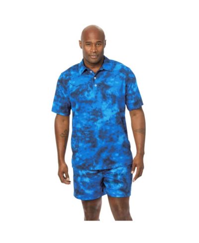 Blue tie dye