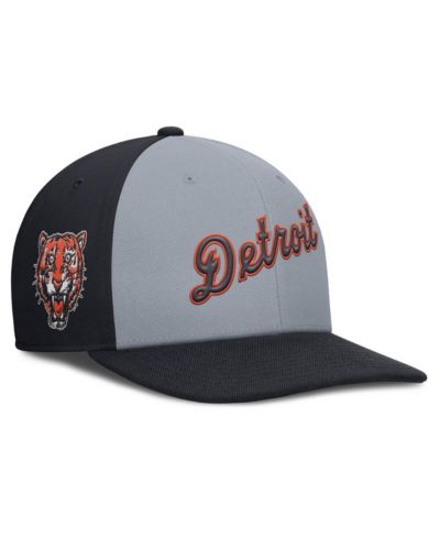 Мужская кепка Nike Gray/Navy Detroit Tigers Pro Performance Snapback