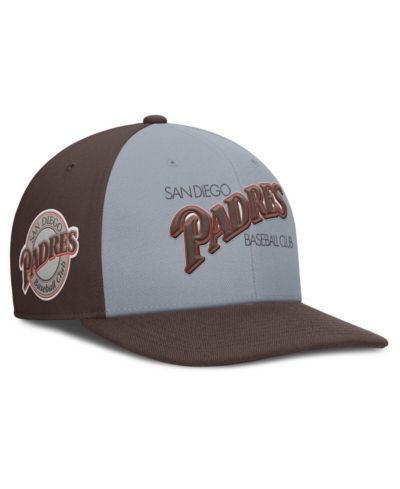 Nike Men's Gray/Brown San Diego Padres Pro Performance Snapback Hat