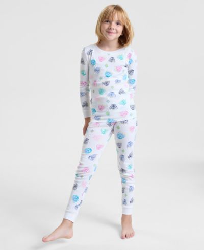 Holiday Lane Kids 5-14 Multi Menorah Snug-Fit Pajama Set, Macy's Exclusive