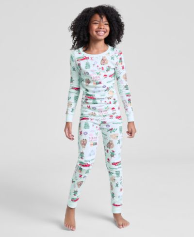 Holiday Lane детский зимний комплект пижамы snug-fit, эксклюзив Macy's