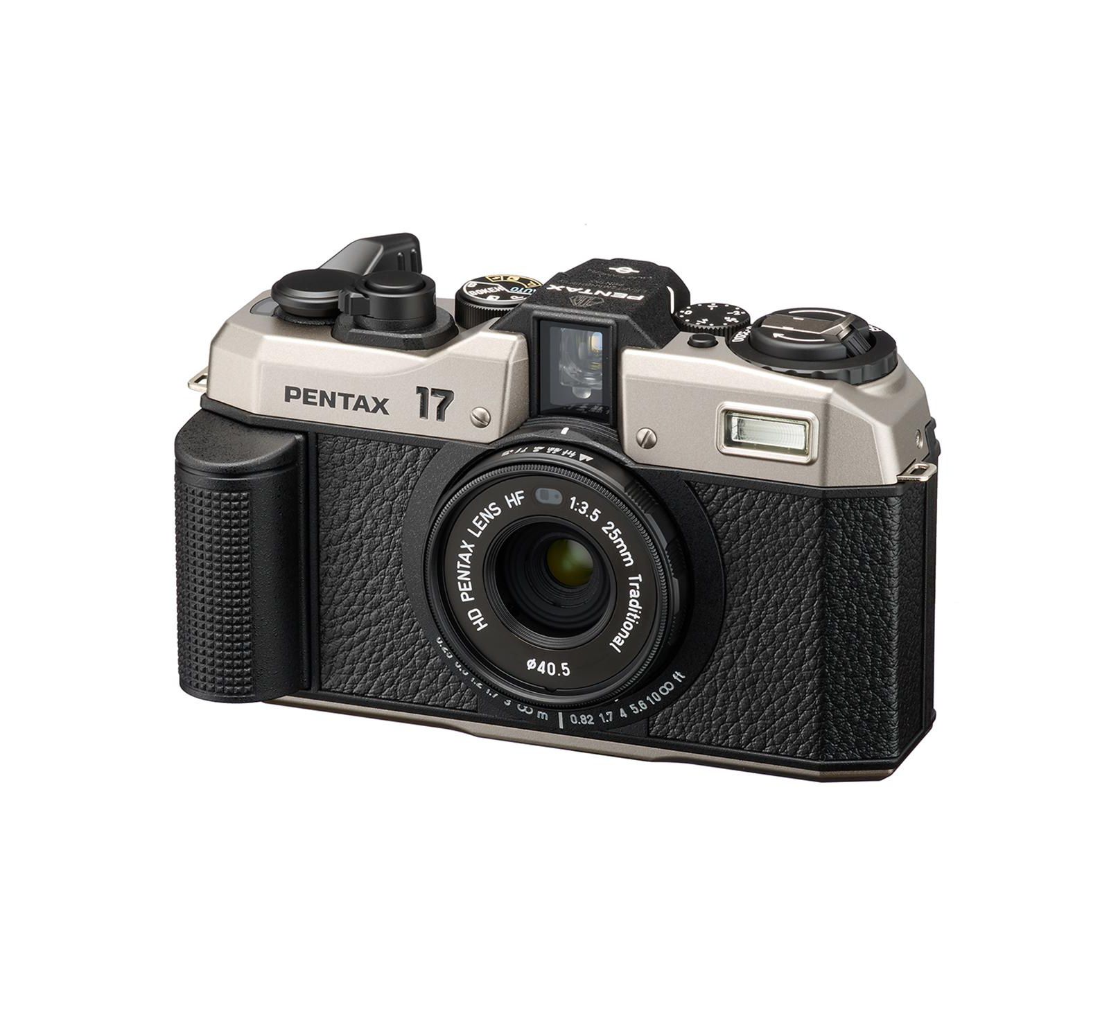 Pentax 17 Film Camera, Dark Silver