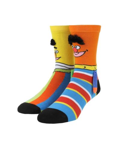 Sesame Street женские повседневные носки с принтом Берта и Эрни, 3D-руки и магнитные ладони