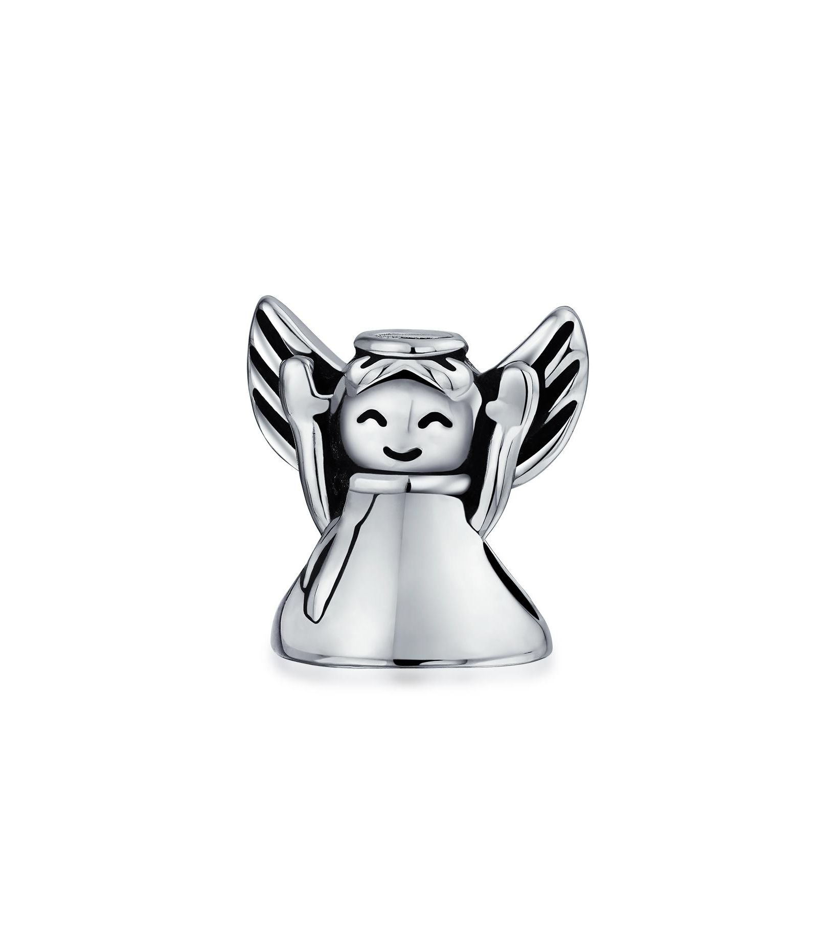 Ювелирные изделия Bling Jewelry счастливое сияние ангельская звезда подвеска для браслета из стерлингового серебра .925