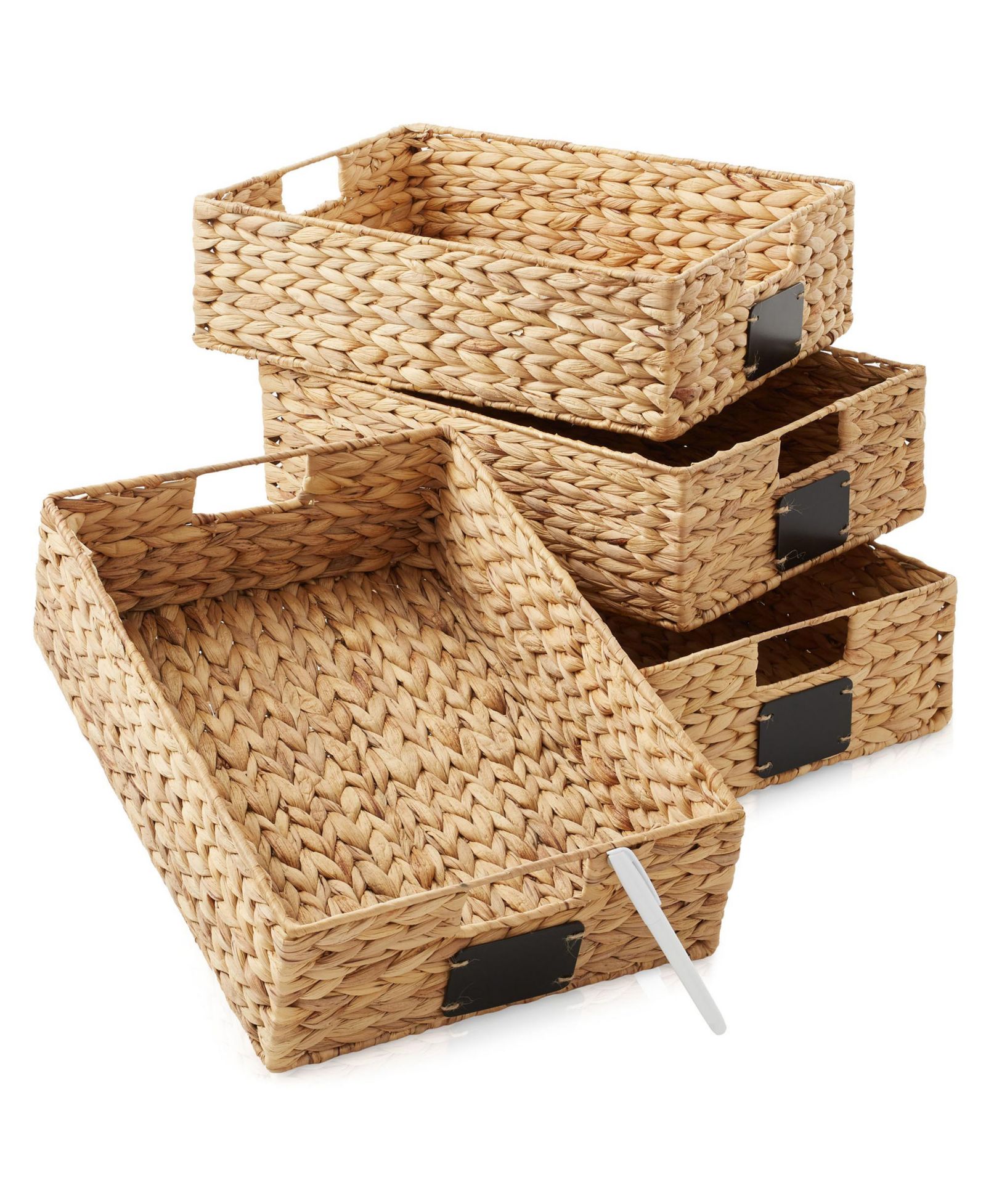 Набор корзин для хранения Casafield Water Hyacinth 12-1/2"x17"x5"