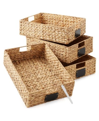 Набор корзин для хранения Casafield Water Hyacinth 12-1/2"x17"x5"
