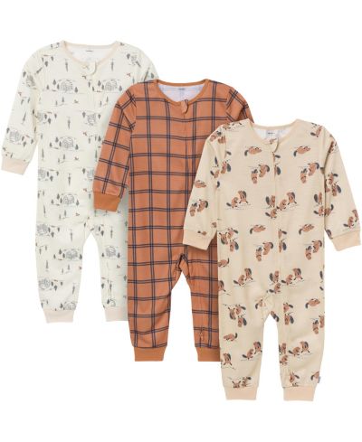 Детский пижама Gerber для мальчиков, комплект из 3 шт