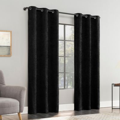 Штора Sun Zero Isidora Velvet Magnetic Closure 100% Blackout с люверсами