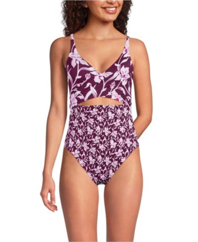 Tropic floral/dark wine mix