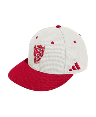 adidas Мужская бейсболка 59FIFTY Cream NC State Wolfpack On-Field