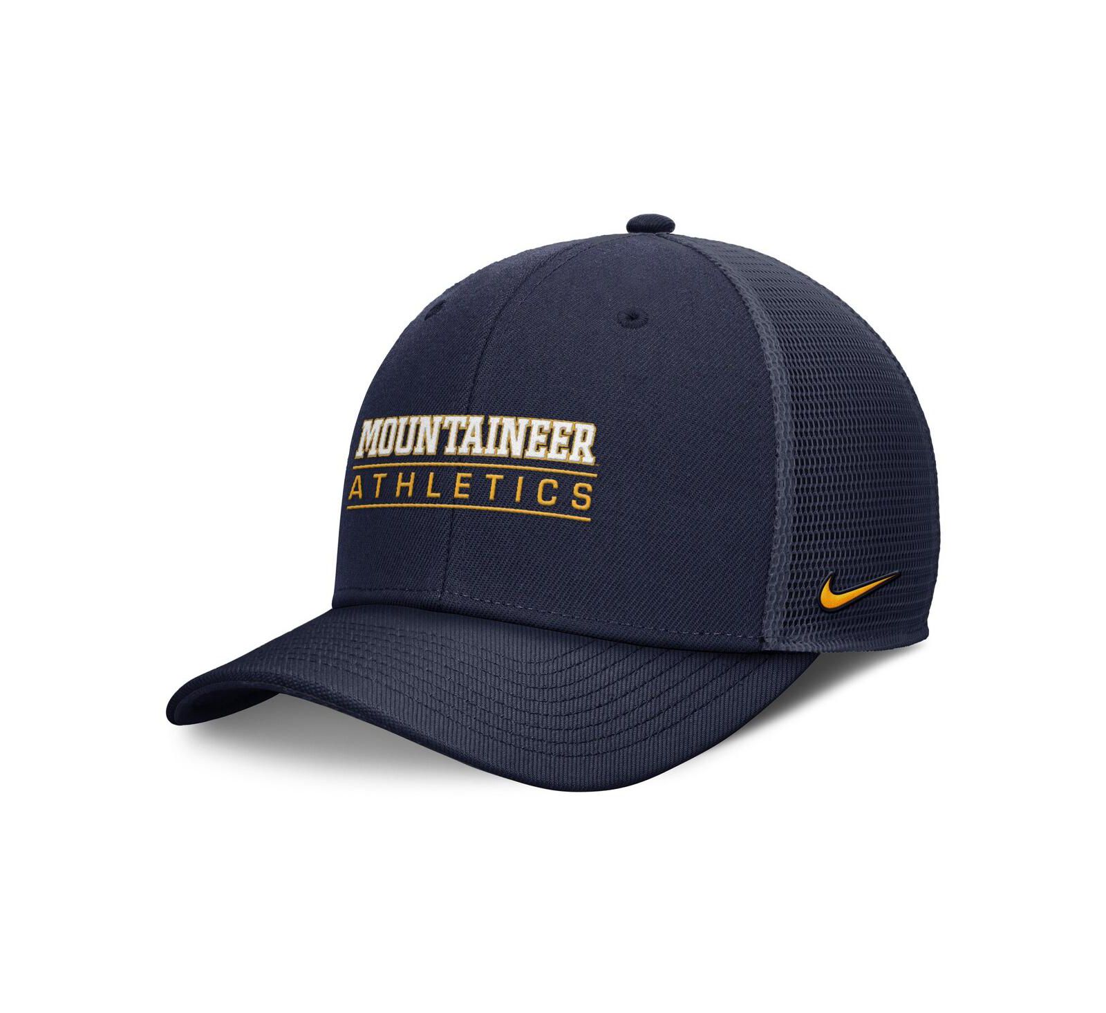 Мужская регулируемая кепка Nike West Virginia Mountaineers Navy