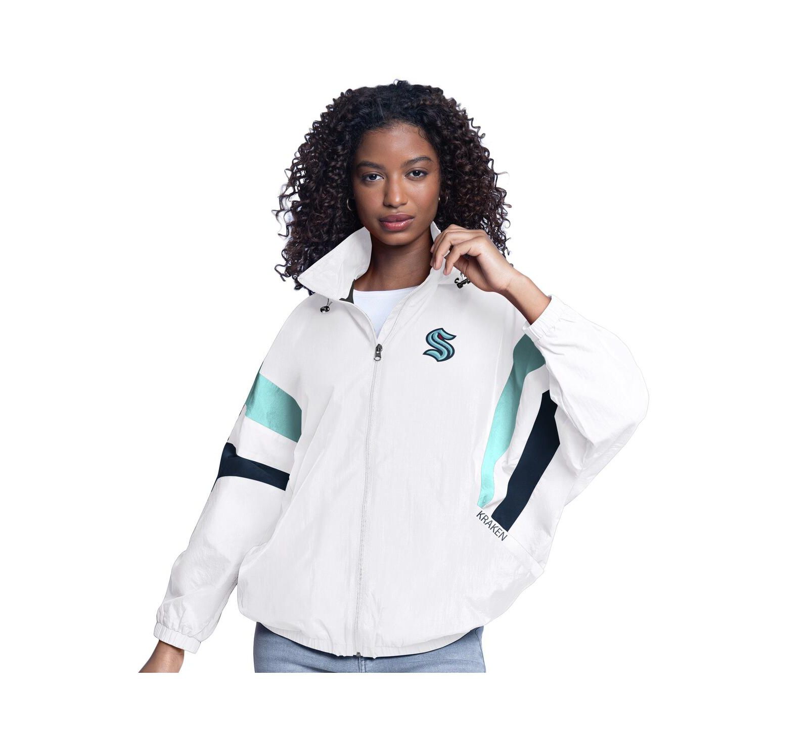 Женская толстовка на молнии G-III Sports Seattle Kraken Oversized