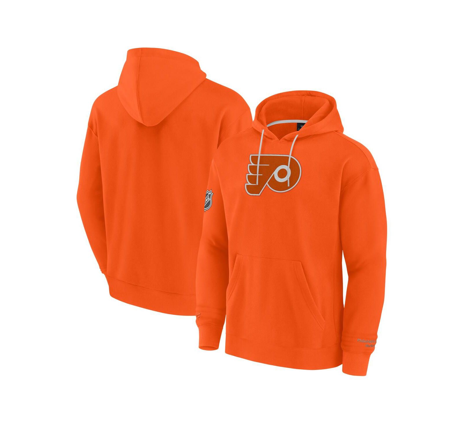 Fanatics Men's Orange Philadelphia Flyers Elements Pace Pullover Hoodie